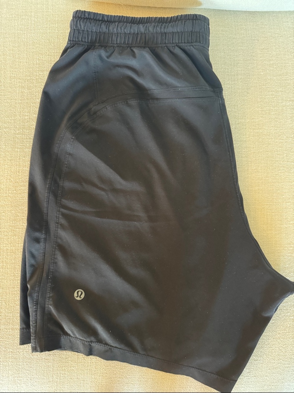 lululemon athletica Black Athletic Running Shorts
